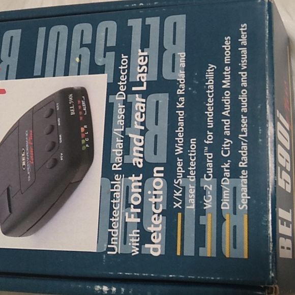 SALE! Used 1X Like New Vintage Bel 590i Pmus Radar Laser Detector RARE - Picture 3 of 14